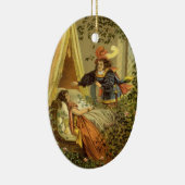 Vintages Schlafen Schönheit, Viktorianische Märche Keramikornament (Rechts)