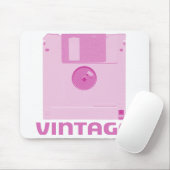 Vintages schlaffes rosa Mousepad (Mit Mouse)