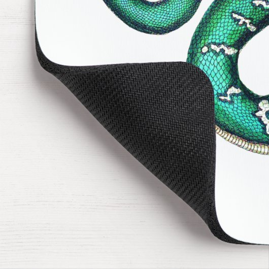 Vintages Schlangenbild Mousepad (Ecke)