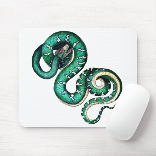 Vintages Schlangenbild Mousepad (Mit Mouse)