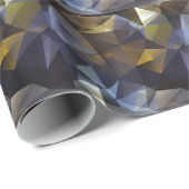 Vintages, schlankes Dreieck mit Diamantstruktur. Geschenkpapier (Rolleneckpunkt)