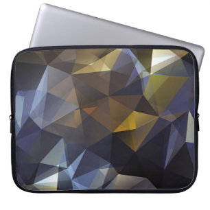 Vintages, schlankes Dreieck mit Diamantstruktur. Laptopschutzhülle