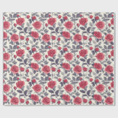 Vintages Schleifpapier der klassischen Rose Geschenkpapier (Flach)