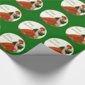 Vintages Schleifpapier Geschenkpapier (Ecke)