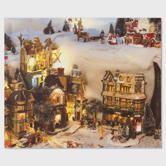 Vintages Schleifpapier Geschenkpapier (Flach)