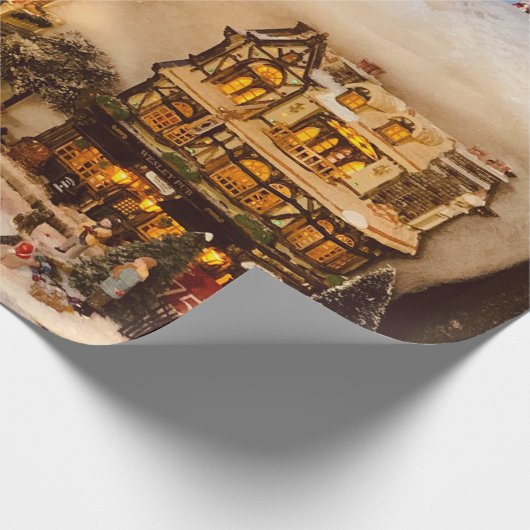 Vintages Schleifpapier Geschenkpapier (Ecke)