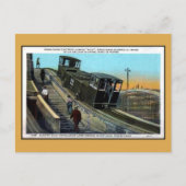 Vintages Schleppgerät mit Elektromuschel Panamakan Postkarte (Vorderseite)