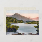 Vintages Schloss Ballynahinch Irland Postkarte (Vorne/Hinten)