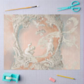 Vintages Schloss Barock Rokoko Schloss Augustusbur Seidenpapier (Basteln)