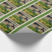 Vintages Schloss Blarney Geschenkpapier (Ecke)