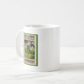 Vintages Schloss Blarney Kaffeetasse (Vorderseite Links)