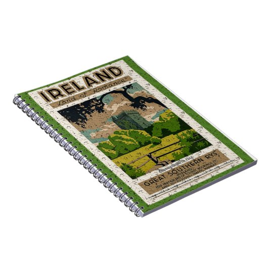 Vintages Schloss Blarney Notizblock (Rechte Seite)