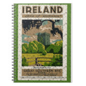 Vintages Schloss Blarney Notizblock (Vorderseite)