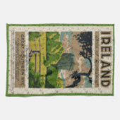 Vintages Schloss Blarney Reisewerbung Geschirrtuch (Horizontal)