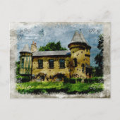 Vintages Schloss Curwood Postkarte (Vorderseite)