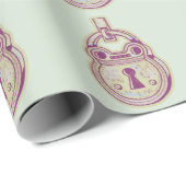 Vintages Schloss Geschenkpapier (Rolleneckpunkt)