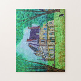 Vintages Schloss Hous Fantastische Bergwelten Puzzle