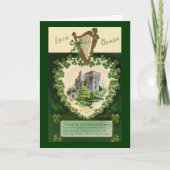 Vintages Schloss St. Patrick Karte (Vorderseite)