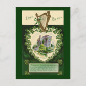Vintages Schloss St. Patrick Postkarte (Vorderseite)