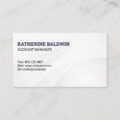 Vintages Schlüssellogo | Real Anwesen Visitenkarte (Rückseite)