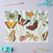 Vintages Schmetterlingspapier Seidenpapier (Basteln)