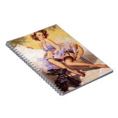 Vintages, schmutziges Button Notizblock (Rechte Seite)