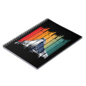 VINTAGES SCHNEE-MOUNTAIN-KLIMBER-GESCHENK NOTIZBLOCK (Linke Seite)