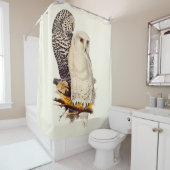 Vintages Schneeauscheln Zeichnend Duschvorhang (Beispiel)