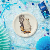 Vintages Schneeauscheln Zeichnend Pappteller (Party)