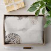 Vintages Schneeauscheln Zeichnend Seidenpapier (Geschenk)