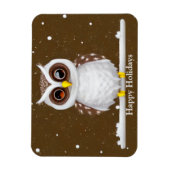 Vintages Schneeauwl Holiday Magnet (Vertikal)