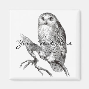 Vintages Schneeauwl Magnet