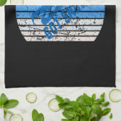 Vintages Schneemobil Geschirrtuch (Gefaltet)