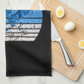 Vintages Schneemobil Geschirrtuch (Viertel Falte)