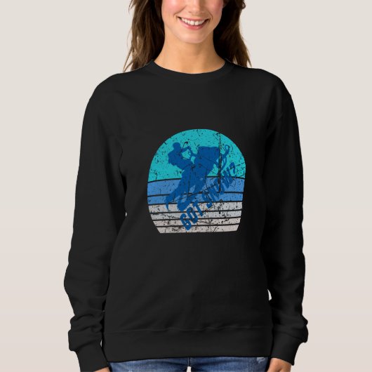 Vintages Schneemobil Sweatshirt (Vorderseite)