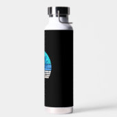 Vintages Schneemobil Trinkflasche (Links)