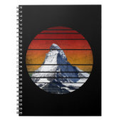 VINTAGES SCHNEESCHNEHMENSCHENWANDERGESCHENK NOTIZBLOCK (Vorderseite)