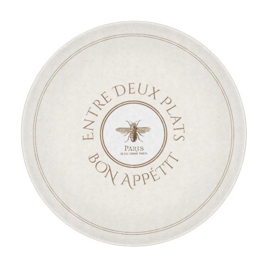 Vintages Schneideramt für Bienen Schneidebrett (Vorderseite)