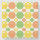 Vintages Schnittmuster Steinuntersetzer (Vorderseite)