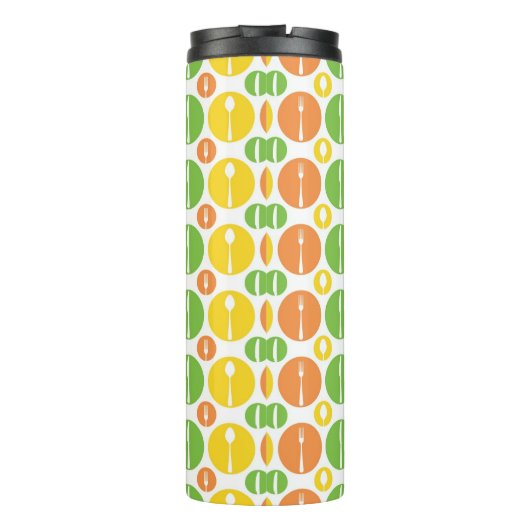 Vintages Schnittmuster Thermosbecher (Rückseite)