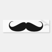 Vintages Schnurrbart Autoaufkleber (Vorne)