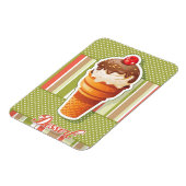 Vintages Schokoladeneis Magnet (Linke Seite)