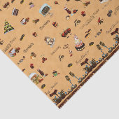 Vintages Schokoladenmuster Seidenpapier (Ausschnitt)