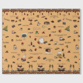 Vintages Schokoladenpapier Geschenkpapier (Flach)