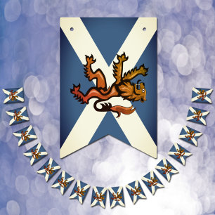 Vintages schottisches Flag-Party, Schottland, Ramp Wimpelkette