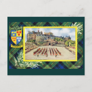 Vintages Schottland, Gordon, Edinburgh Castle Postkarte