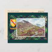 Vintages Schottland, Jagd Stewart, Braemar Postkarte (Vorne/Hinten)