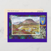 Vintages Schottland, Mackenzie tartan, Ballater Postkarte (Vorne/Hinten)