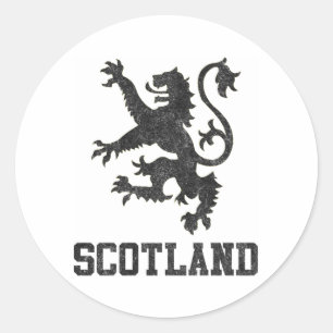 Vintages Schottland Runder Aufkleber