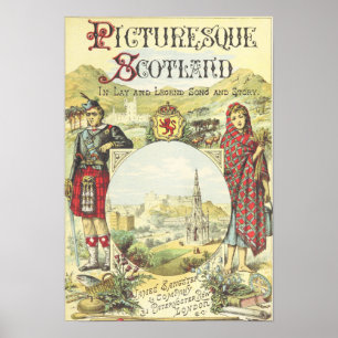 Vintages Schottland-Tourismus-Plakat Poster